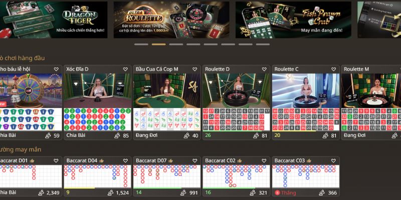 Tính năng nổi bật giúp casino QH88 vượt trội
